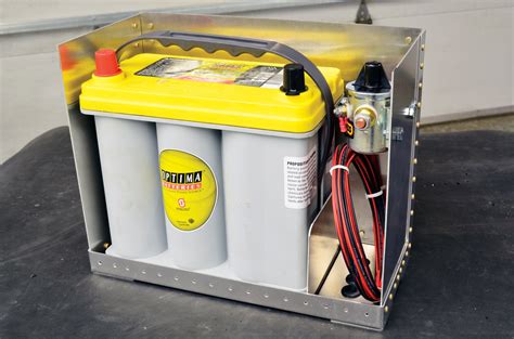 hot rod battery junction box|battery box installation.